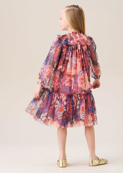 Eleanor Floral Mesh Dress