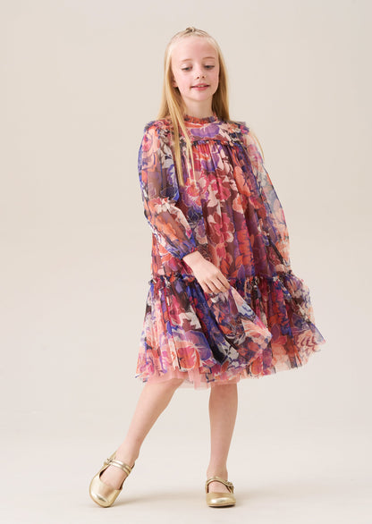 Eleanor Floral Mesh Dress