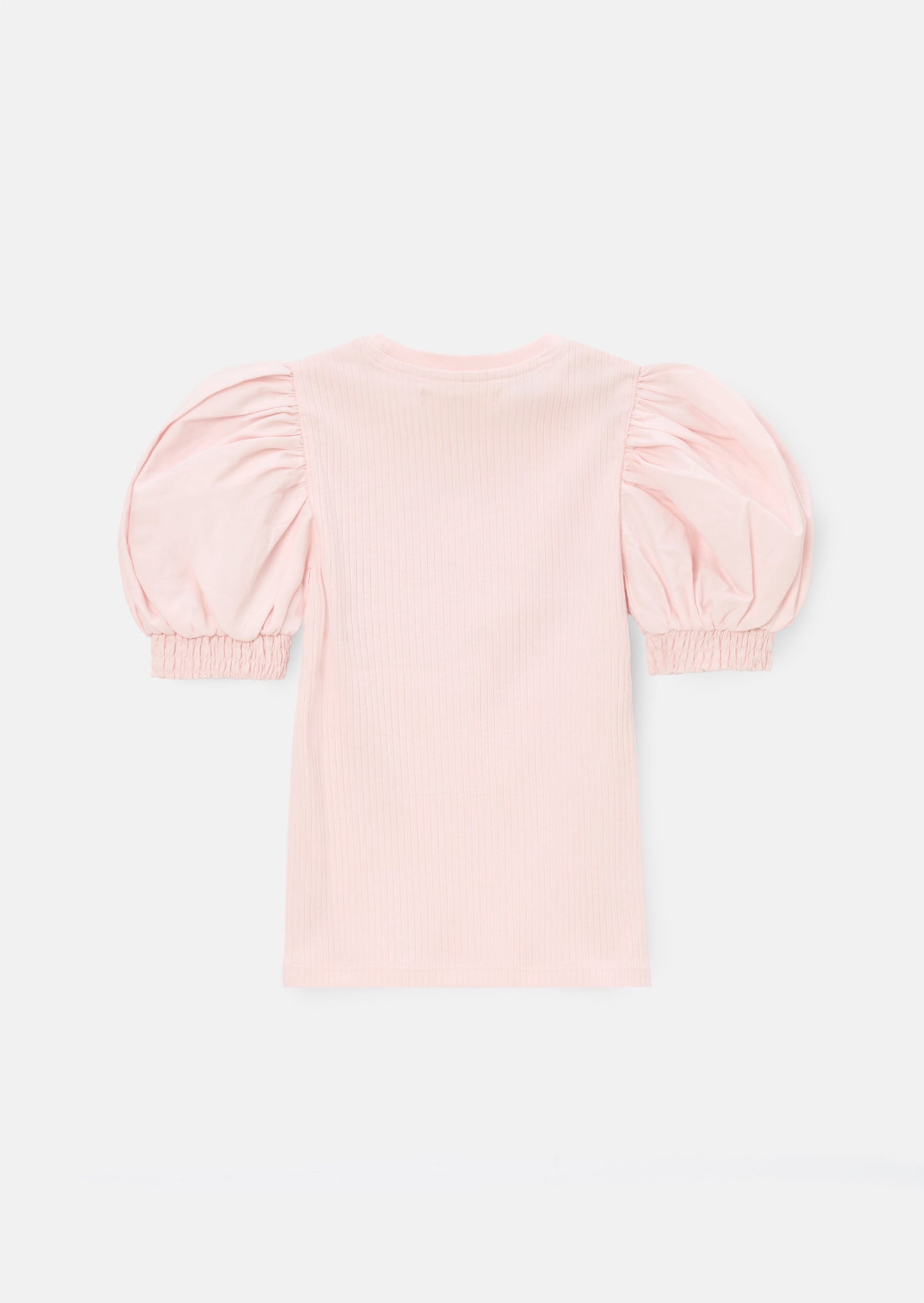 Agatha Pink Heart Rib Tee