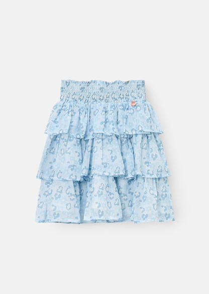 Polly Leopard Ra Ra Skirt