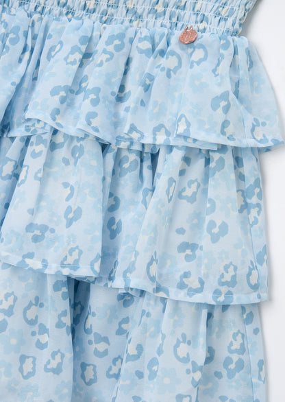 Polly Leopard Ra Ra Skirt