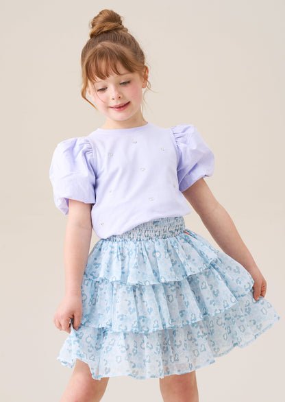 Polly Leopard Ra Ra Skirt