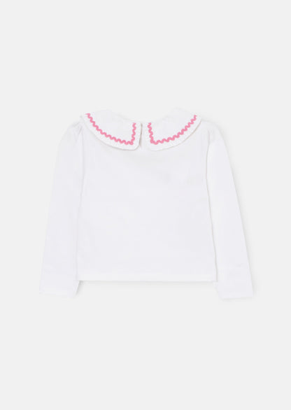 Trinity Collared Long Sleeve Top