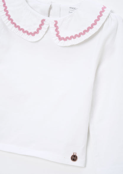 Trinity Collared Long Sleeve Top
