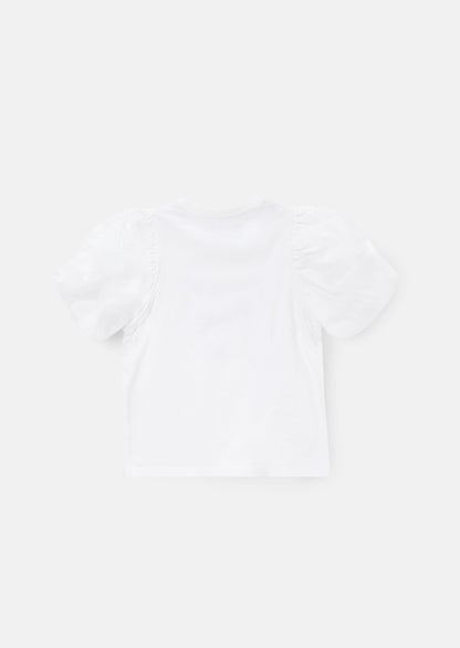 Aofie White Bow Tee
