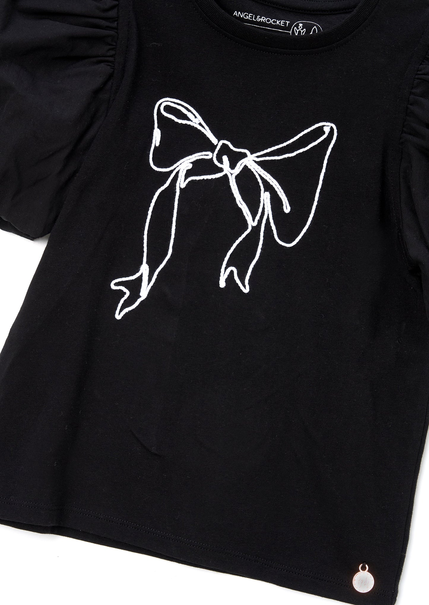 Aofie Black Bow Tee