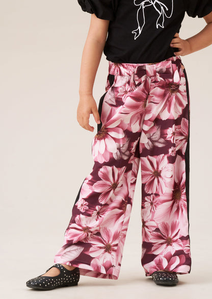 Estella Side Stripe Floral Trousers