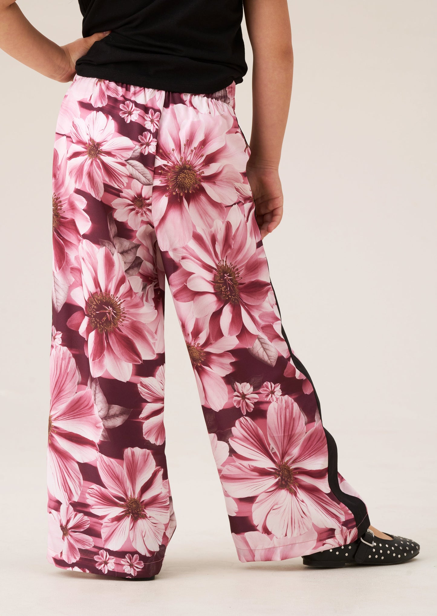 Estella Side Stripe Floral Trousers
