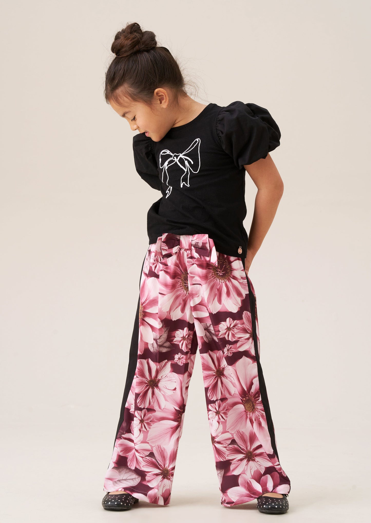 Estella Side Stripe Floral Trousers