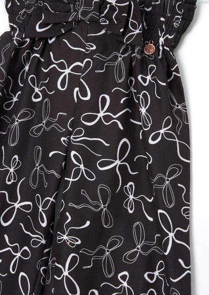 Serena Bow Print Trousers