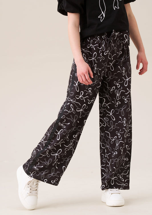 Serena Bow Print Trousers