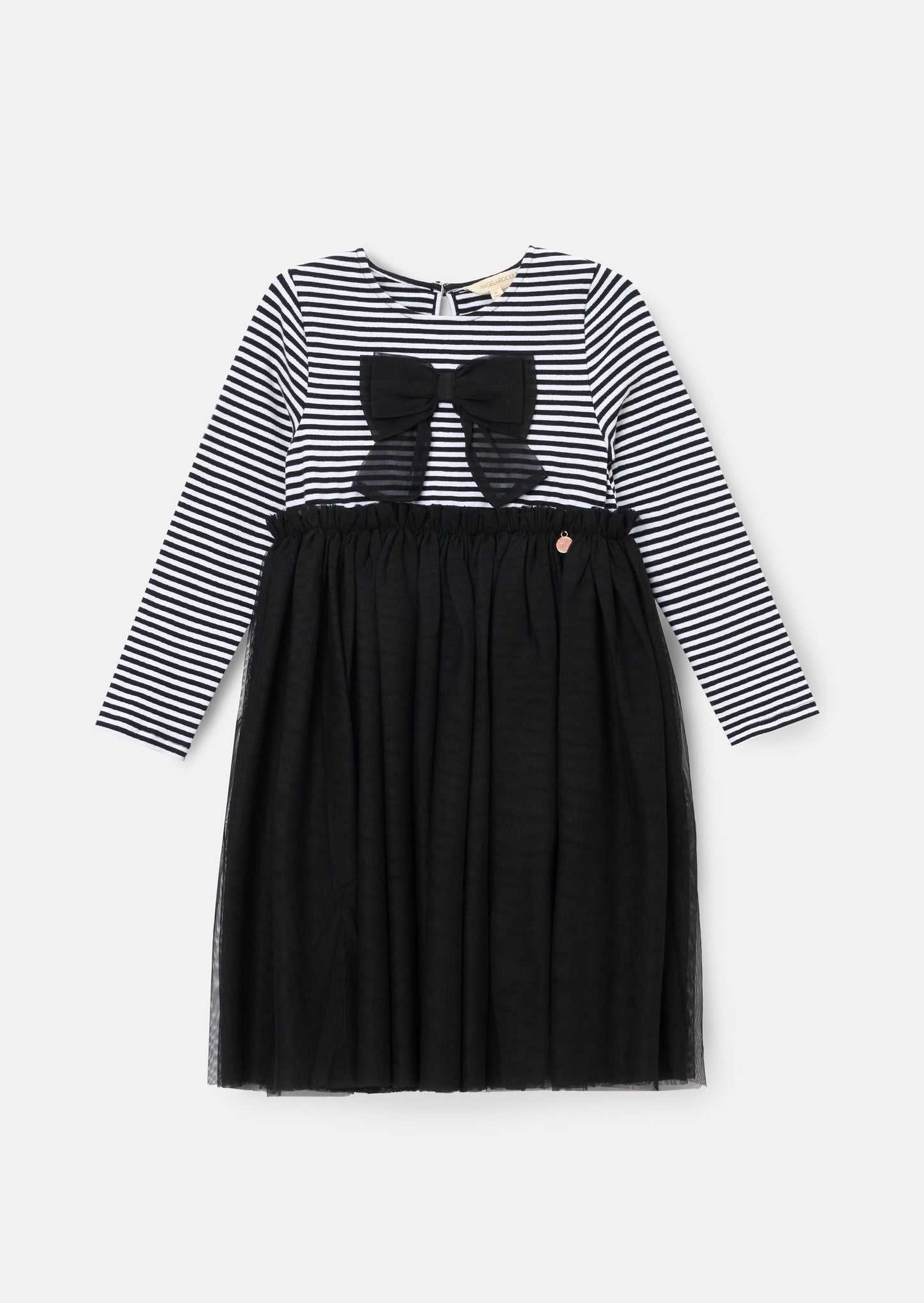 Carrie Stripe Mesh Skirt Dress