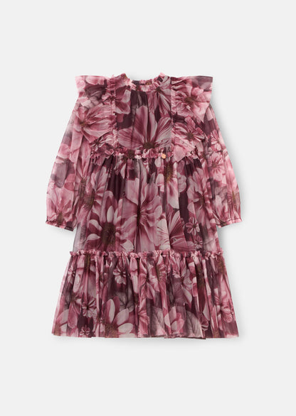 Estella Floral Mesh Dress