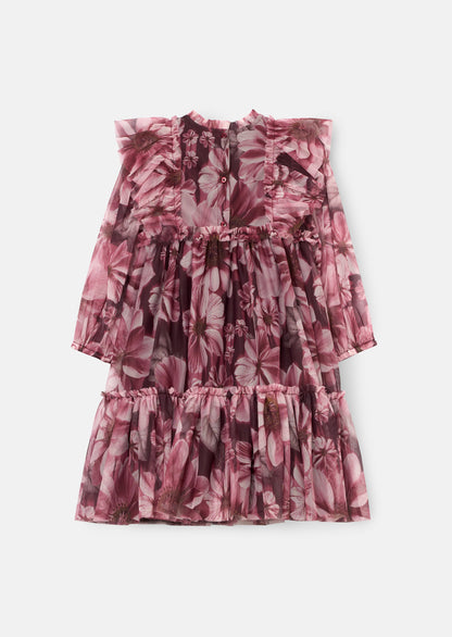 Estella Floral Mesh Dress