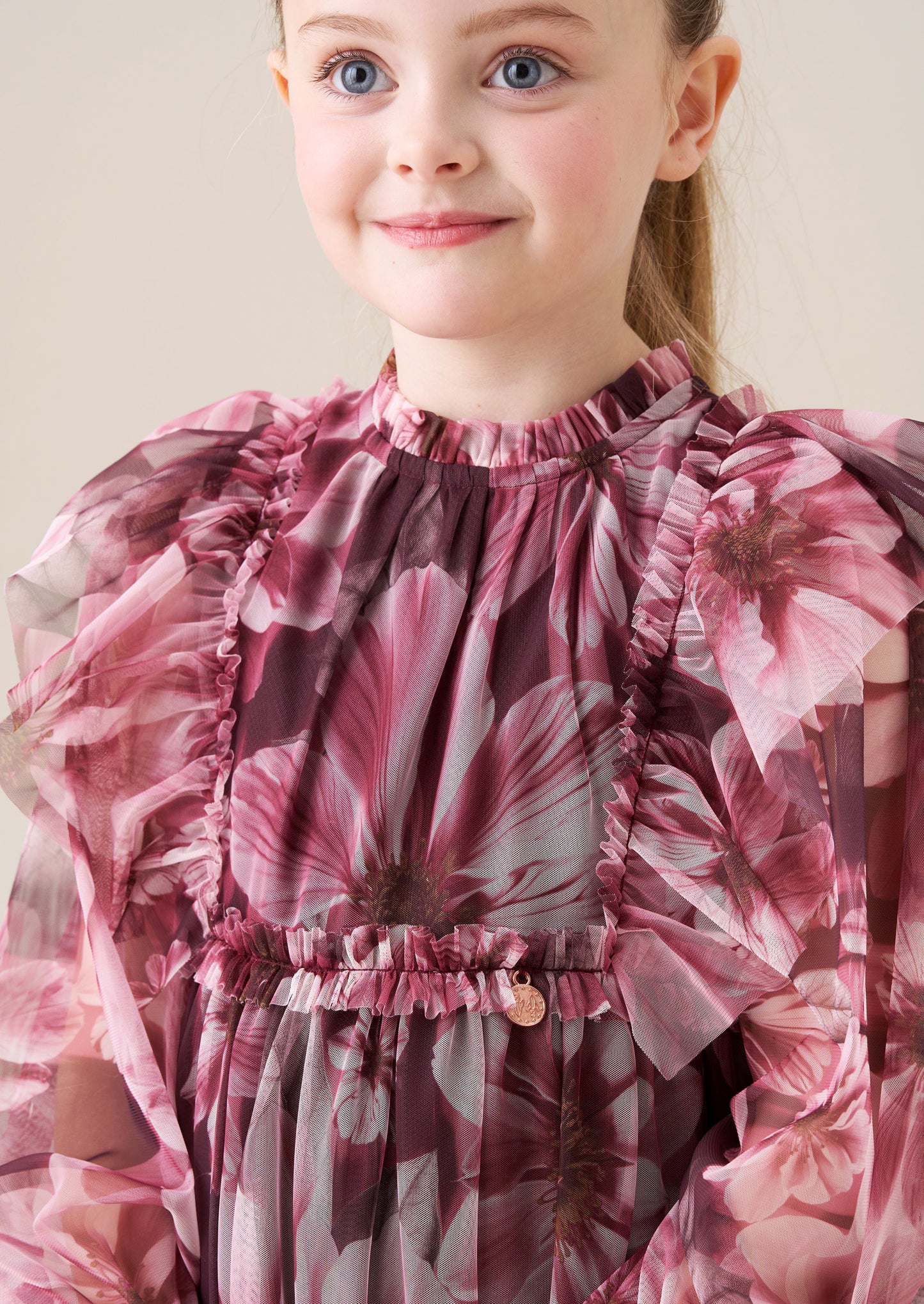 Estella Floral Mesh Dress