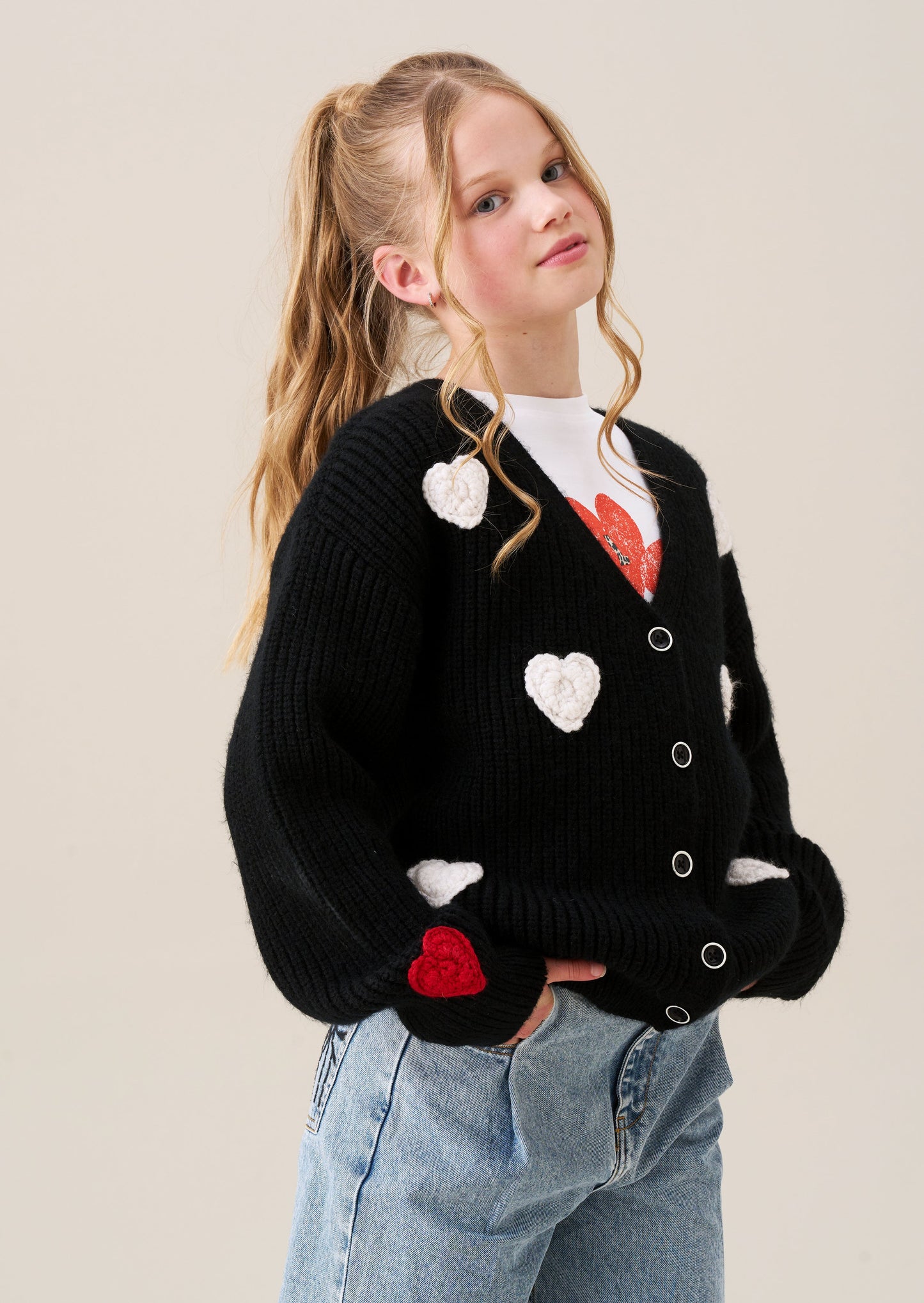 Everly Heart Cardigan