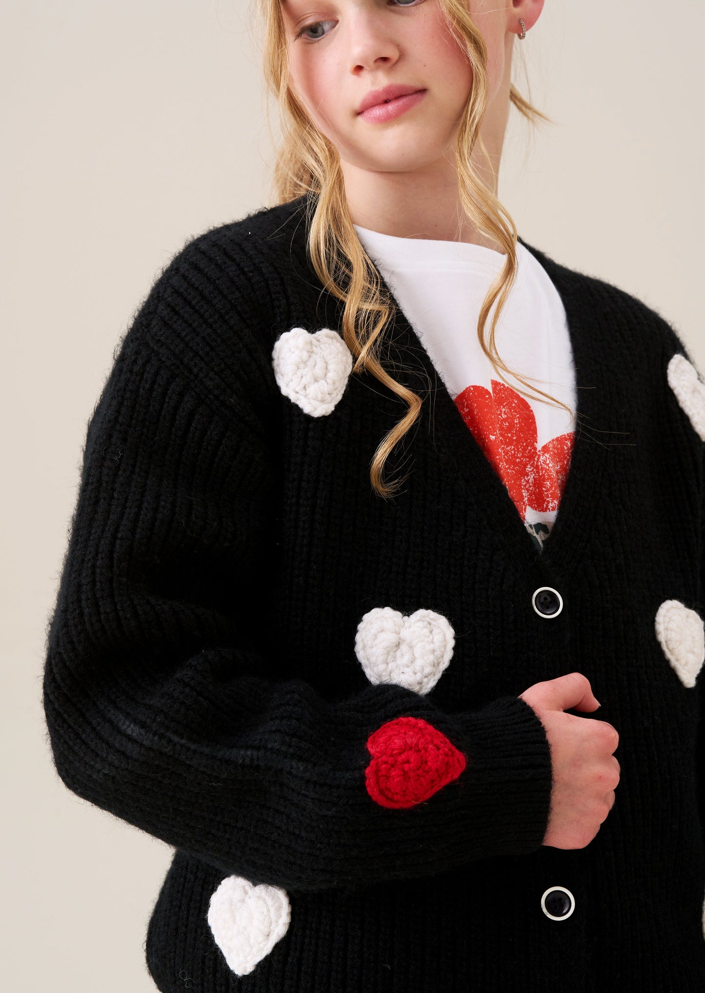 Everly Heart Cardigan