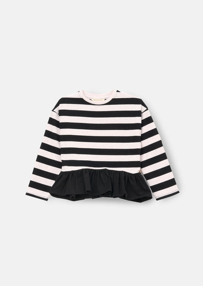 Marley Stripe Peplum Tee