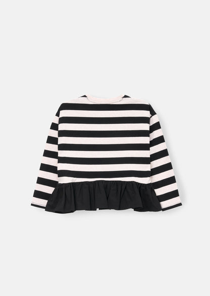 Marley Stripe Peplum Tee