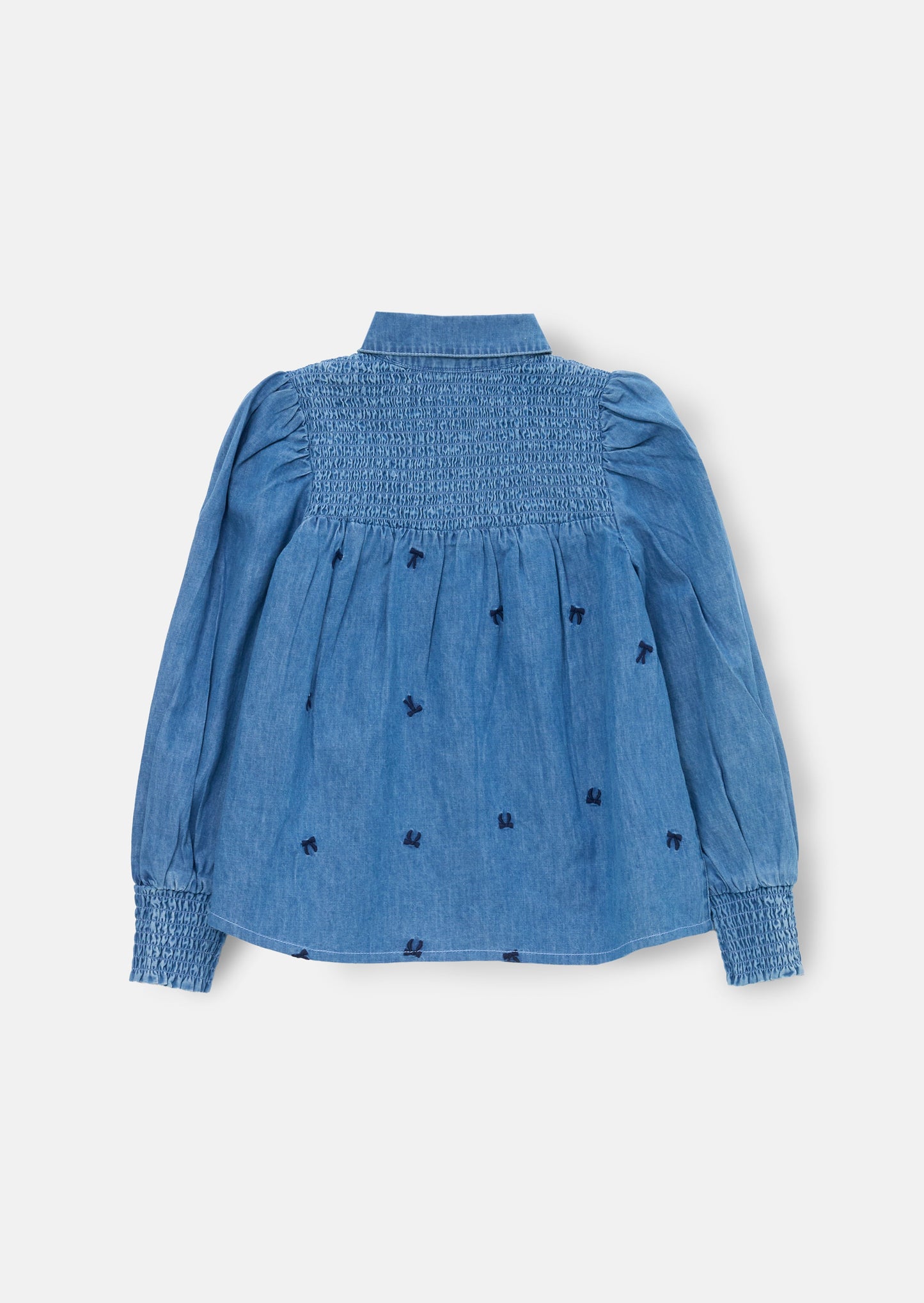 Myla Embroidered Denim Shirt