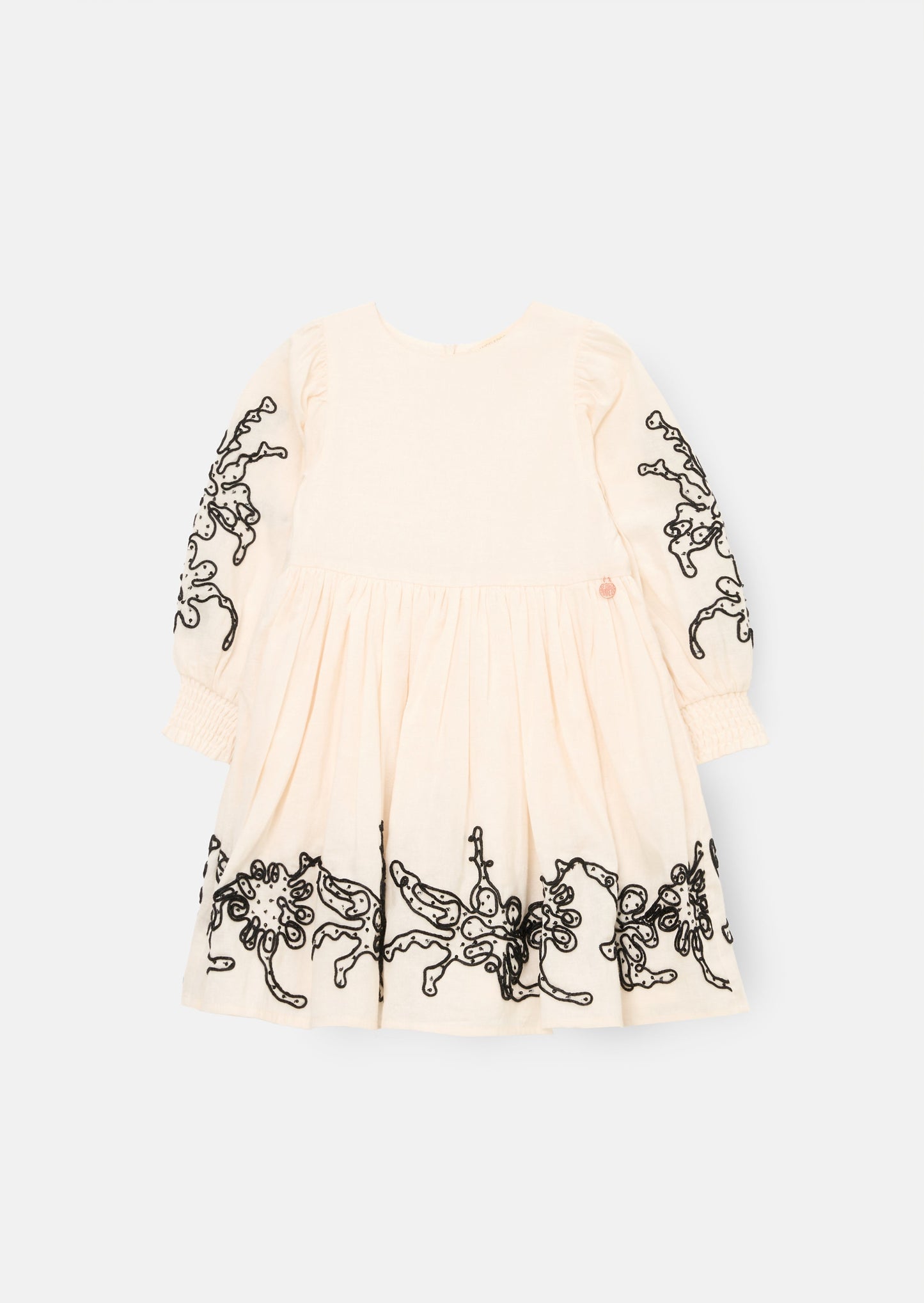 Reyna Embroidered Balloon Sleeve Dress