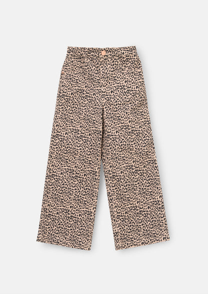 Danni Heart Pocket Leopard Jean