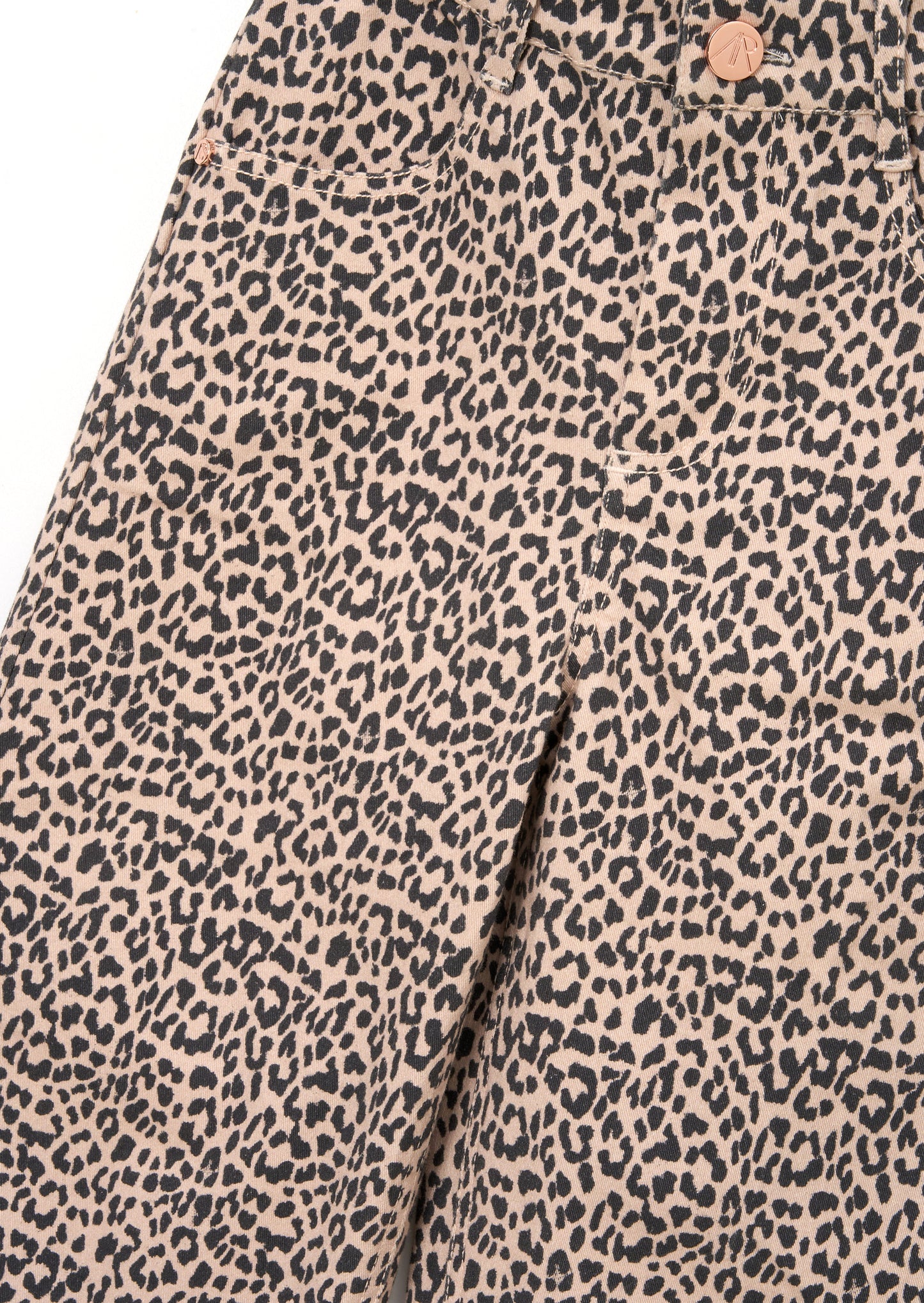 Danni Heart Pocket Leopard Jean