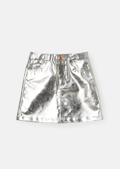 Mallory Metallic Mini Skirt