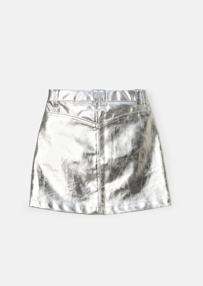 Mallory Metallic Mini Skirt