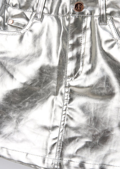 Mallory Metallic Mini Skirt