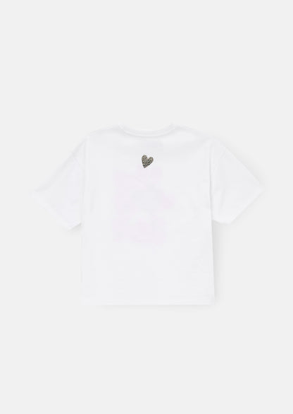 Quinn Heart Print Oversized Tee
