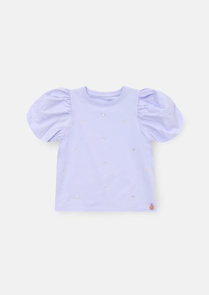 Anya Diamonte Puff Sleeve Tee