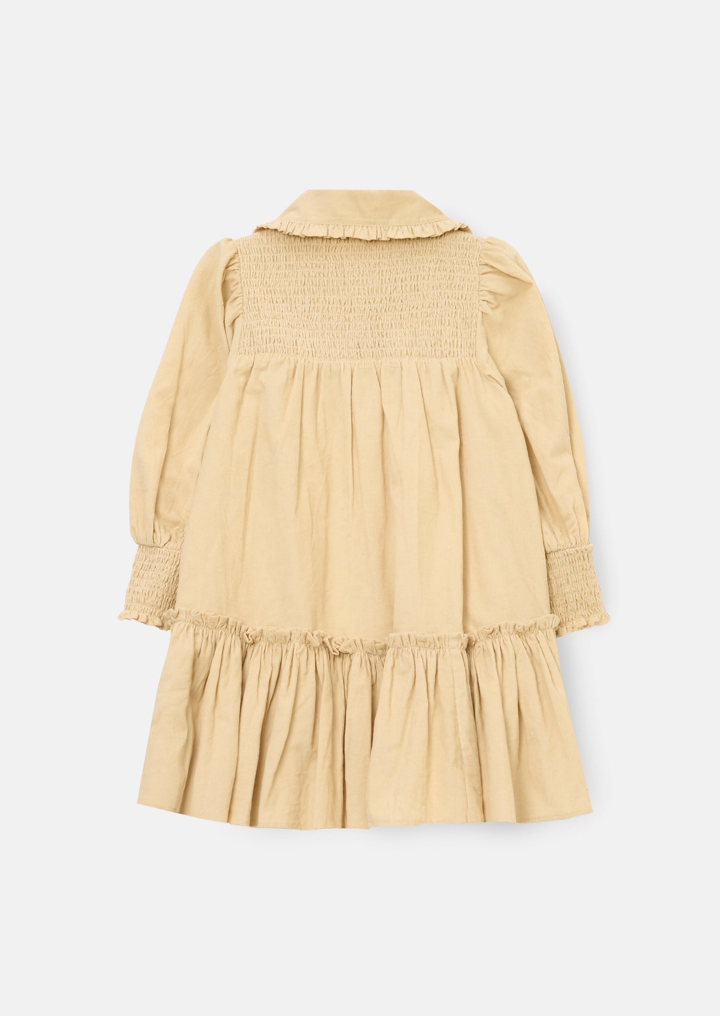 Rafferty Embroidered Collar Cord Dress