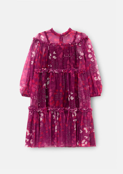 Cara Printed Mesh Dress