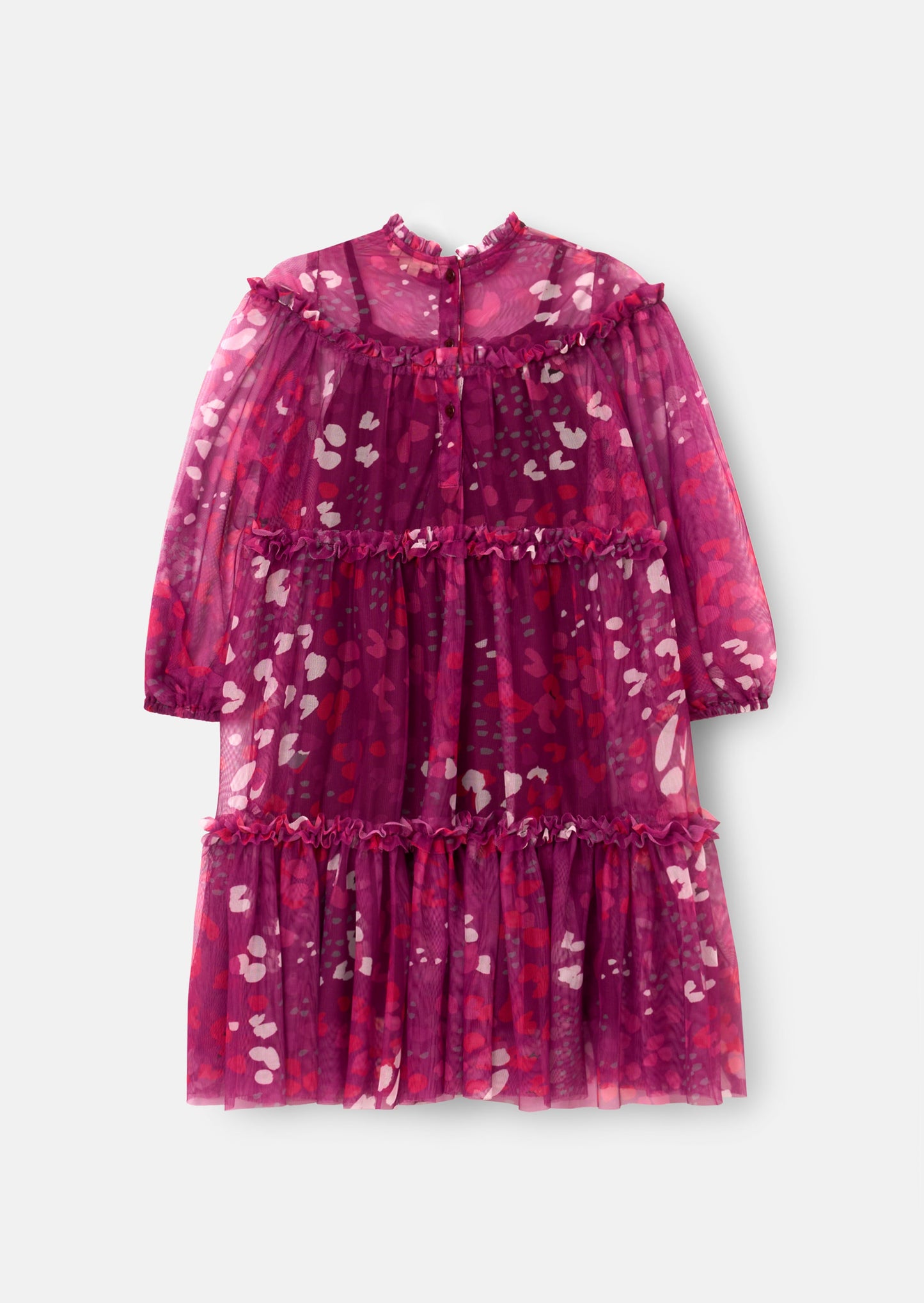 Cara Printed Mesh Dress