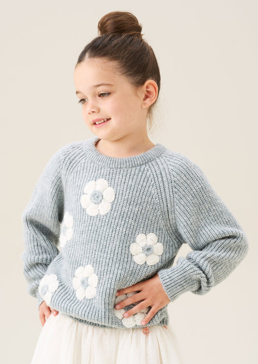Rumi Embellished Flower Jumper