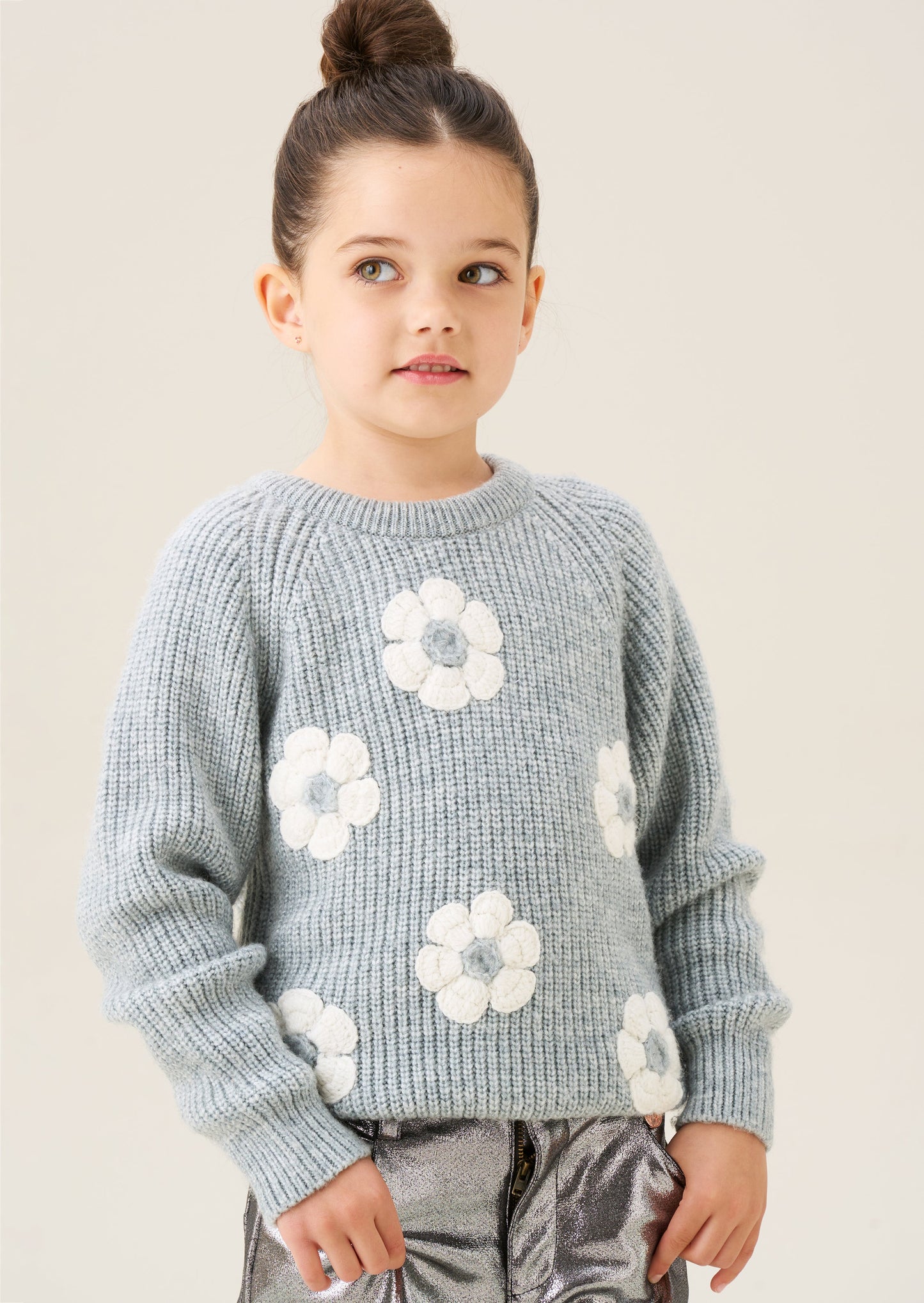 Rumi Embellished Flower Jumper