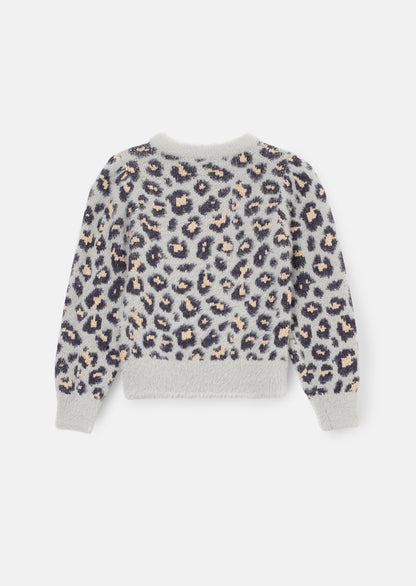 Ginny Leopard Eyelash Jumper