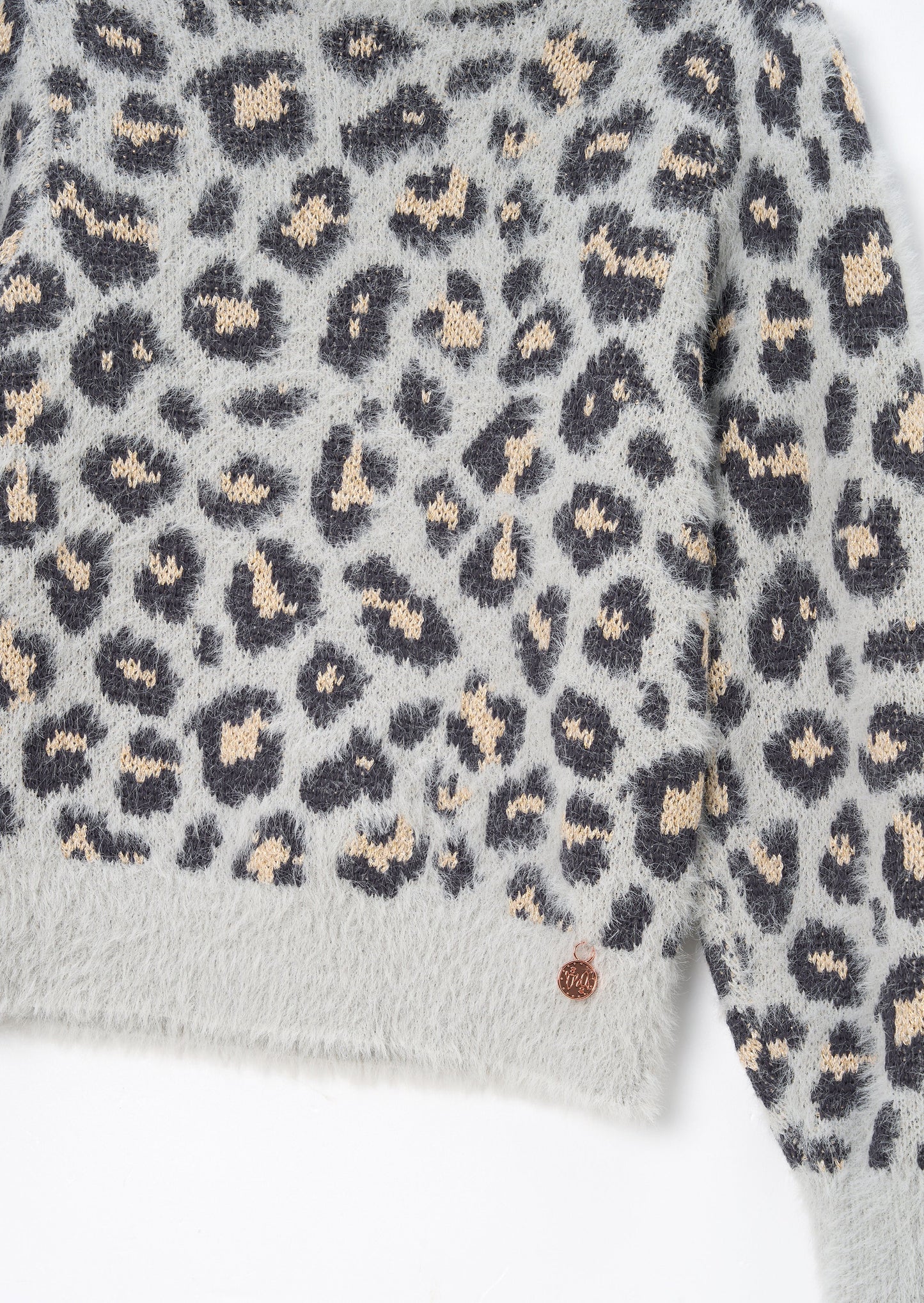 Ginny Leopard Eyelash Jumper