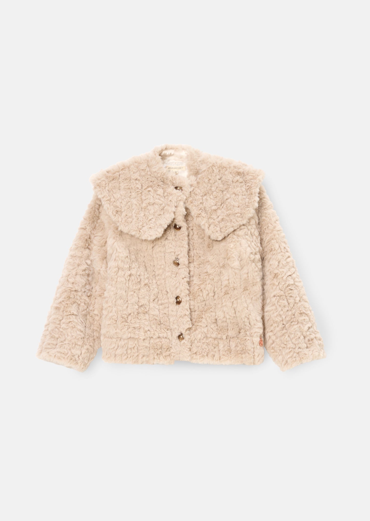 Cecile Cape Collar Fur Coat