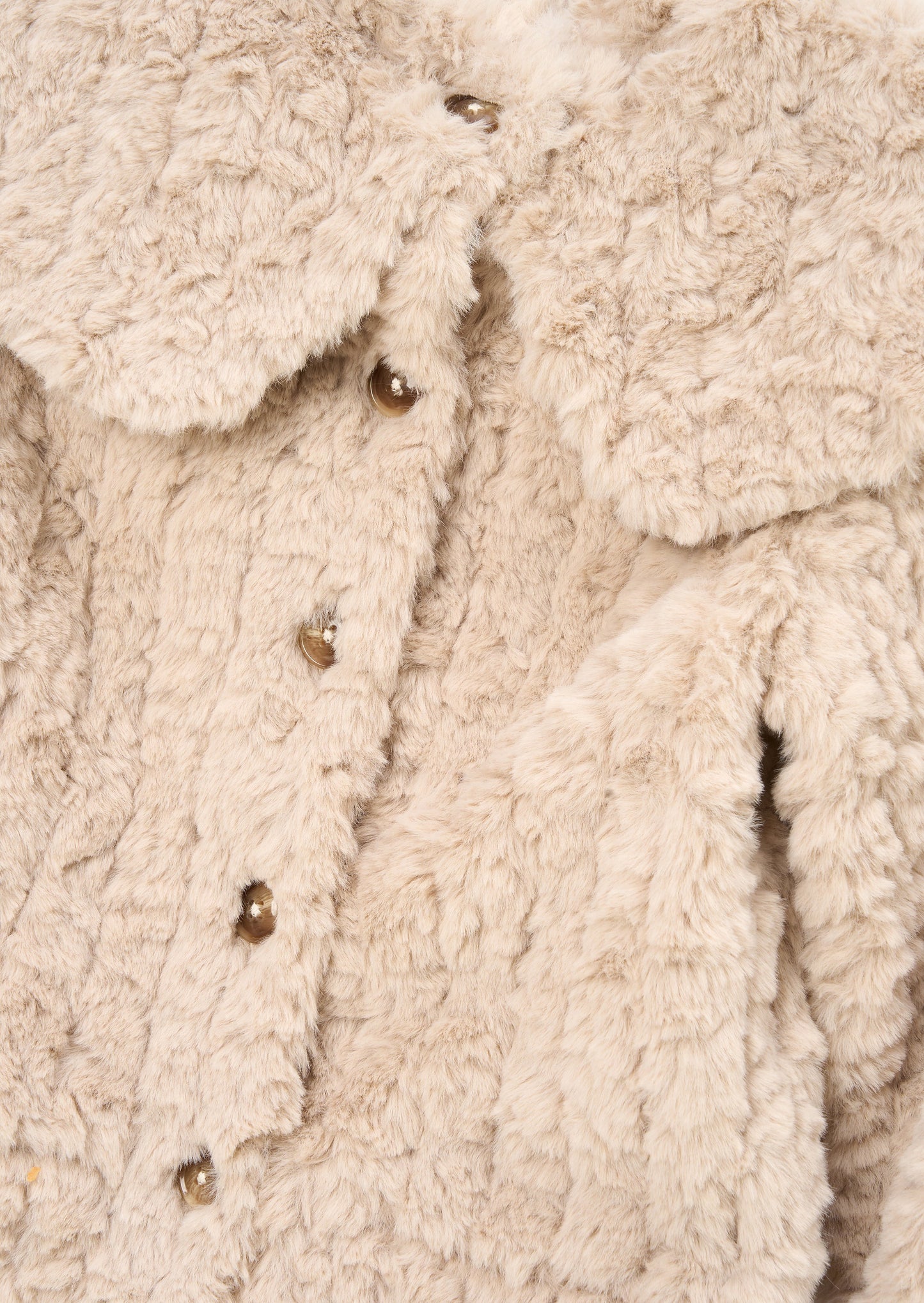 Cecile Cape Collar Fur Coat