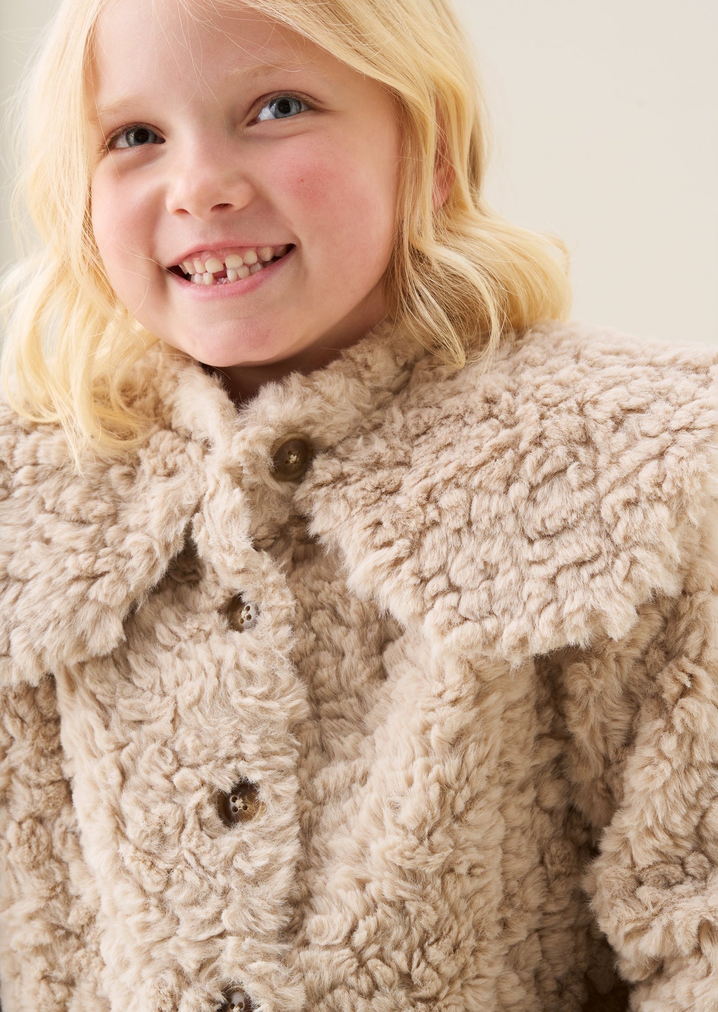 Cecile Cape Collar Fur Coat