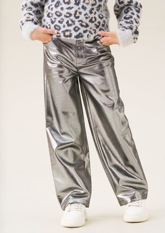 Jaya Wide Leg Metallic Jean