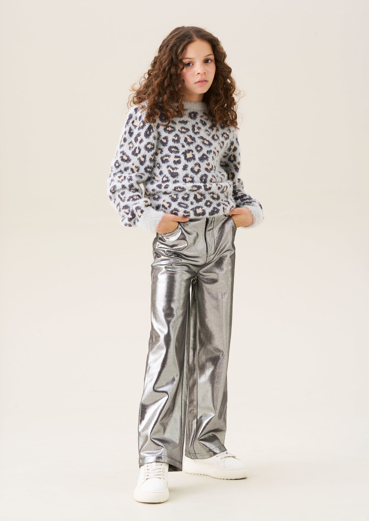 Jaya Wide Leg Metallic Jean