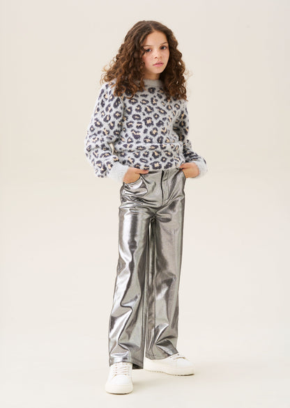 Jaya Wide Leg Metallic Jean