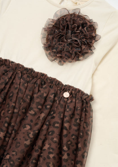 Carrie Corsage Mesh Dress