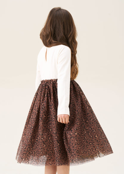 Carrie Corsage Mesh Dress