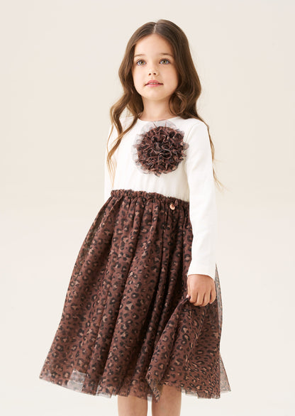 Carrie Corsage Mesh Dress