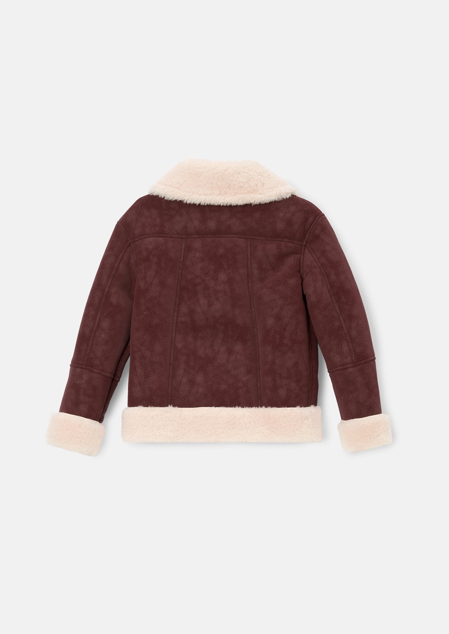 Halle Faux Leather Fur Jacket