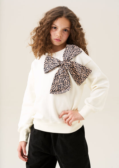 Paige Bow Shoulder Sweatshirt